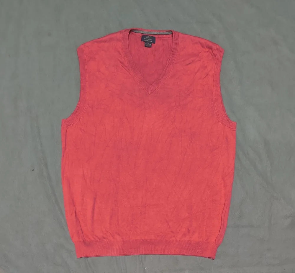 Brooks Brother Men Wool Orange Sweater XL