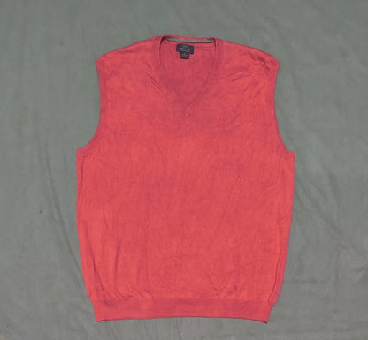 Brooks Brother Men Wool Orange Sweater XL