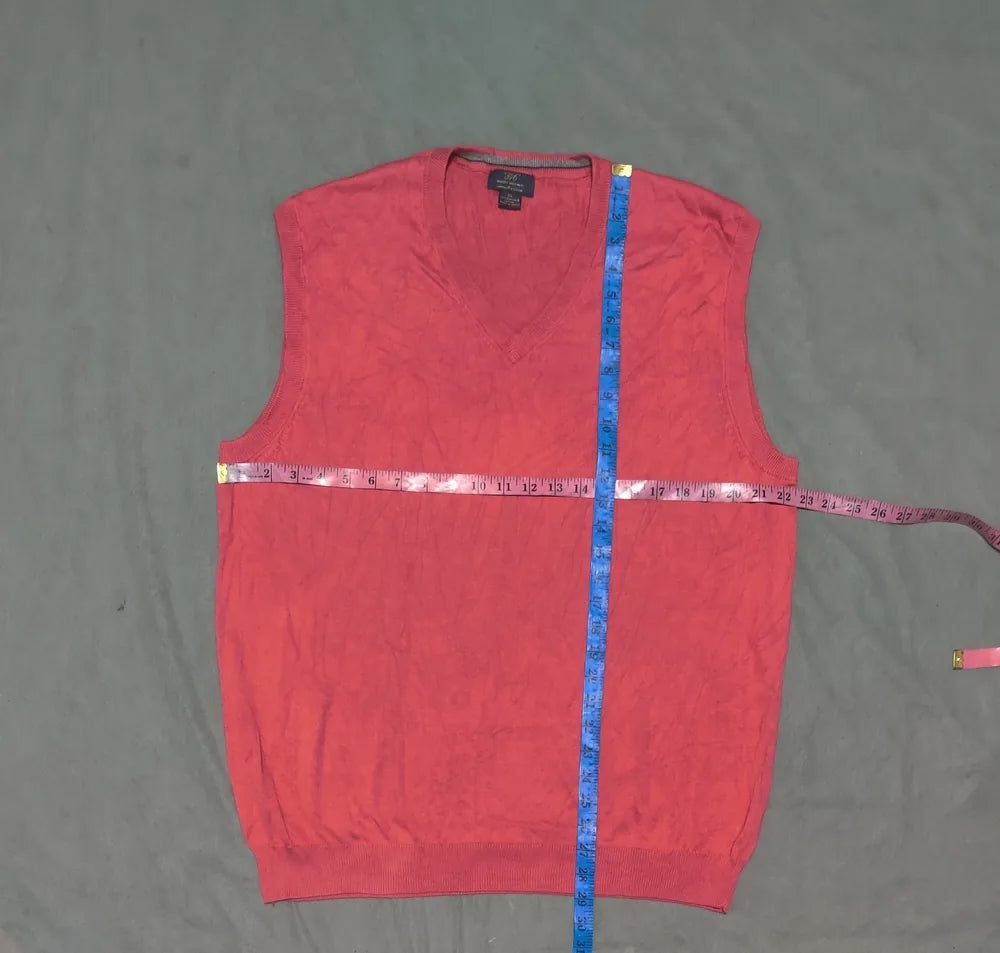Brooks Brother Men Wool Orange Sweater XL