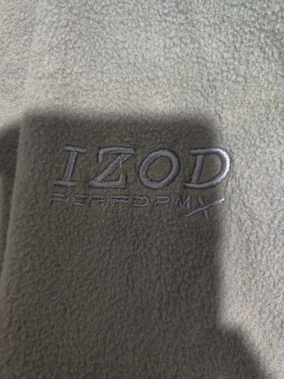 Izod Men Wool Green Zipper XL
