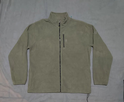 Izod Men Wool Green Zipper XL