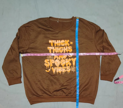 SHEIN Men Polyester Brown Sweatshirt 2XL