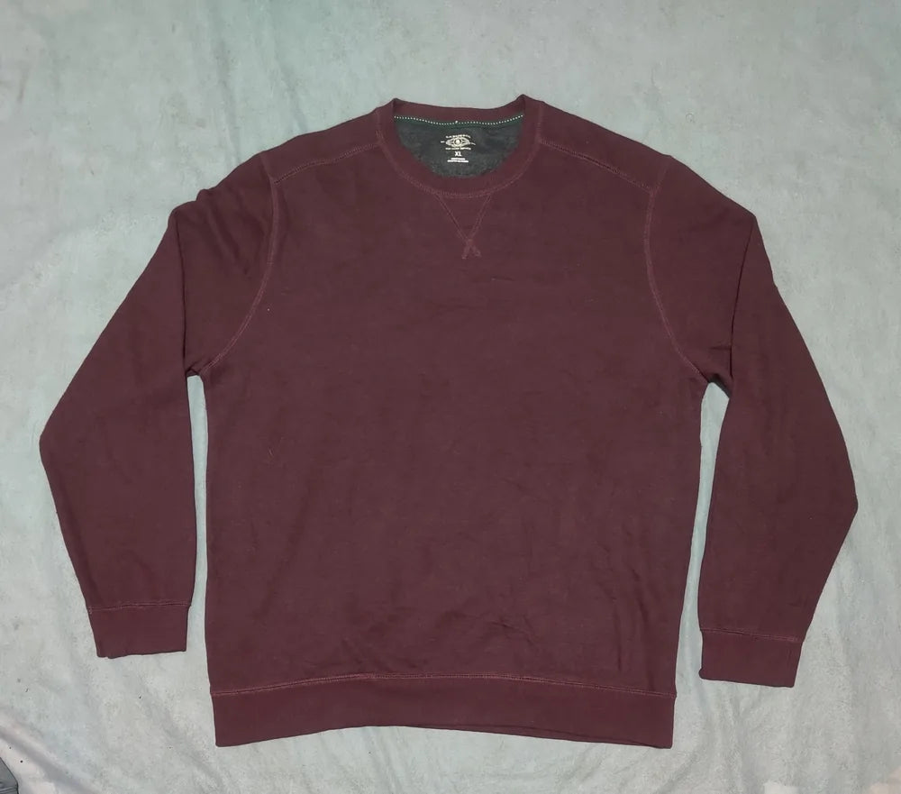 G.H. Bass & Co Men Cotton Brown Sweatshirt XL