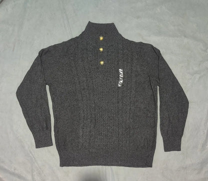Mountain Ridge Men Cotton Brown Sweater L