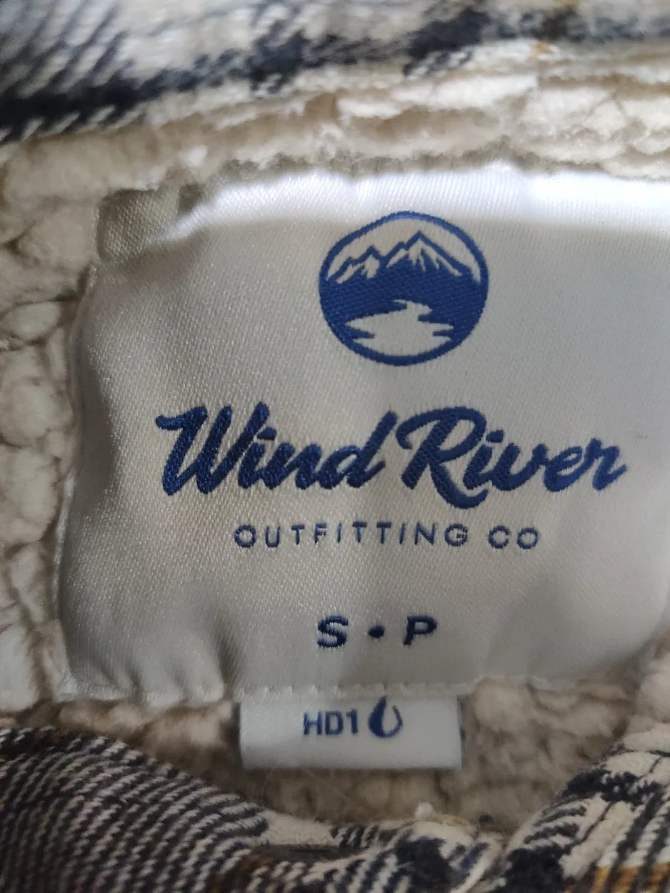 Wind River Men Cotton Black Beige Jacket S