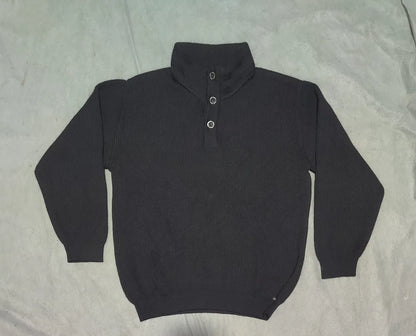Saint James Men Cotton Navy Brown Sweater M