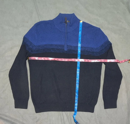 Denver Hayes Men Cotton Navy Sweater L