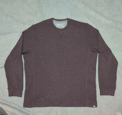 Eddie Bauer Men Cotton Brown Sweatshirt XL
