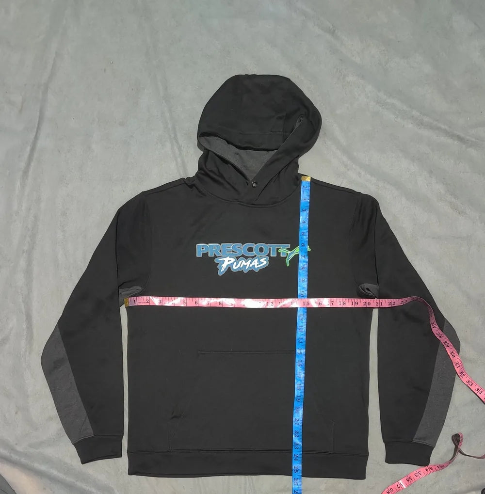 The Authebtic Company Men Polyester Black Hoodie S