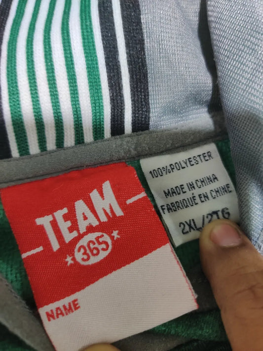 Team 365 Men Polyester Teal Hoodie 2XL