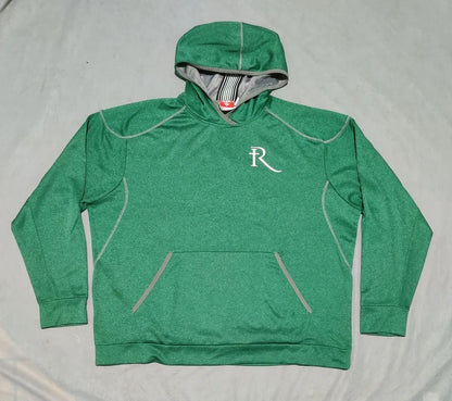 Team 365 Men Polyester Teal Hoodie 2XL