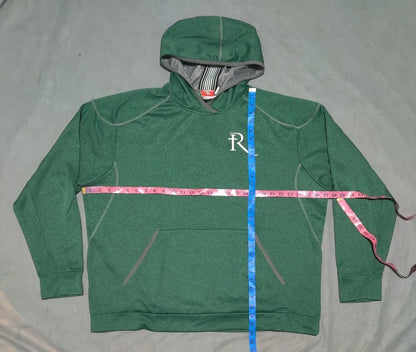 Team 365 Men Polyester Teal Hoodie 2XL