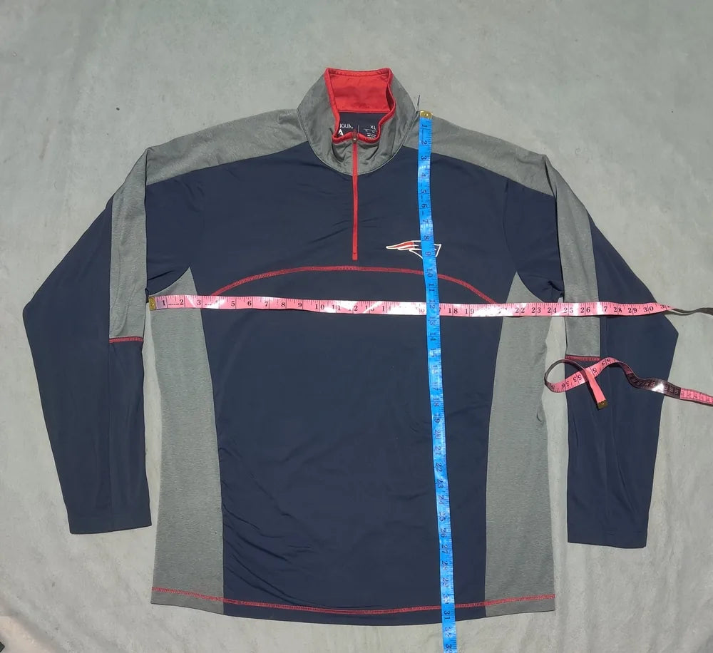Antigua Men Polyester Navy Brown Sweatshirt XL