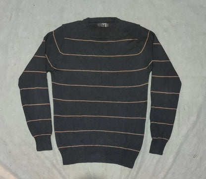 Le 31 Men Cotton Black Sweater M