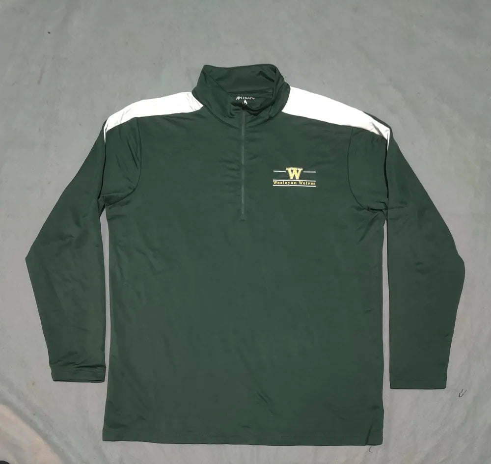 Antigua Men Polyester Green Brown Sweatshirt L