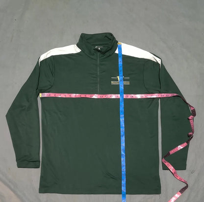 Antigua Men Polyester Green Brown Sweatshirt L