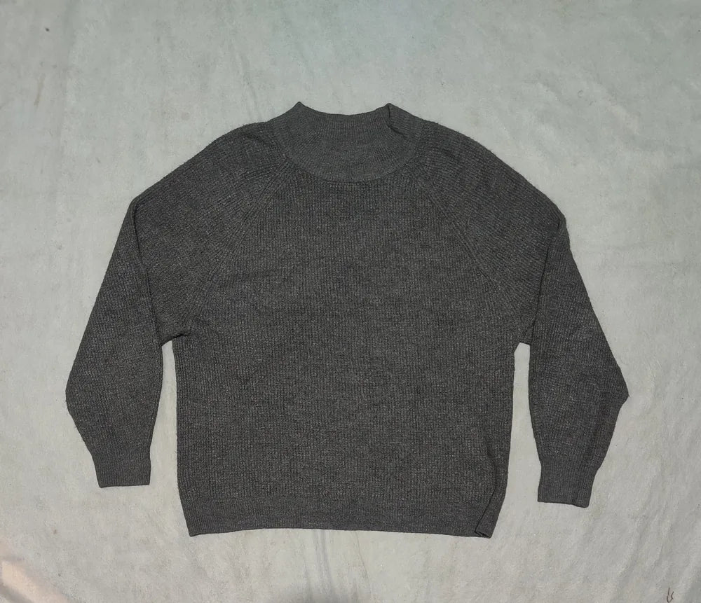 GAP Men Wool Navy Brown Sweater S