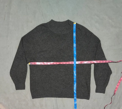 GAP Men Wool Navy Brown Sweater S