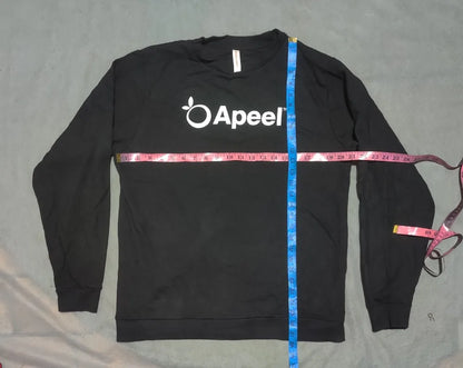 Known Supply Men Cotton Black Sweatshirt L