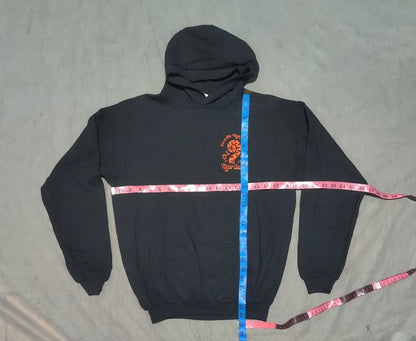 Gildan Men Cotton Navy Brown Hoodie S
