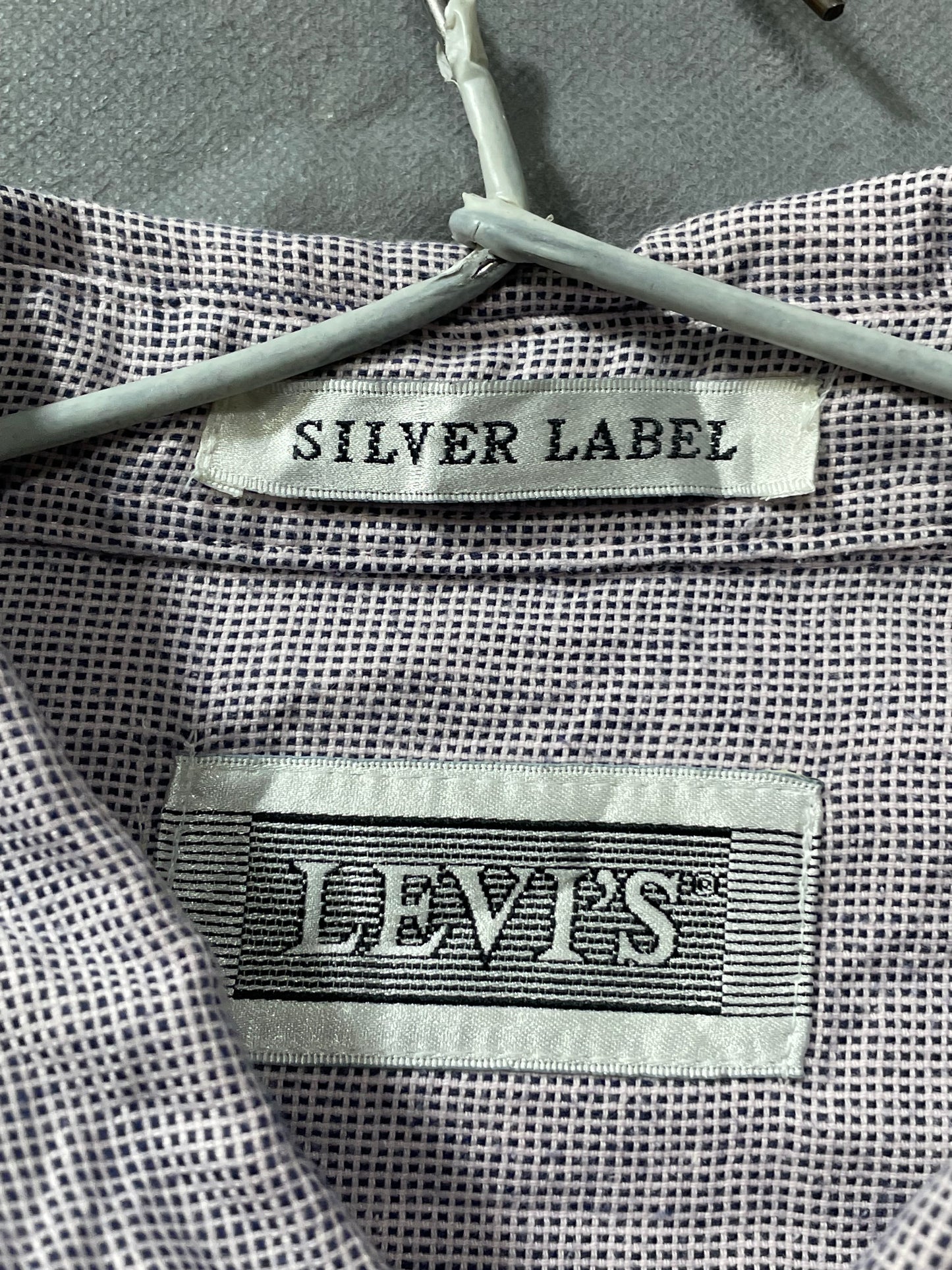 Levi's Gray Cotton Shirt For Men Large