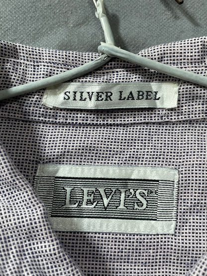 Levi's Gray Cotton Shirt For Men Large