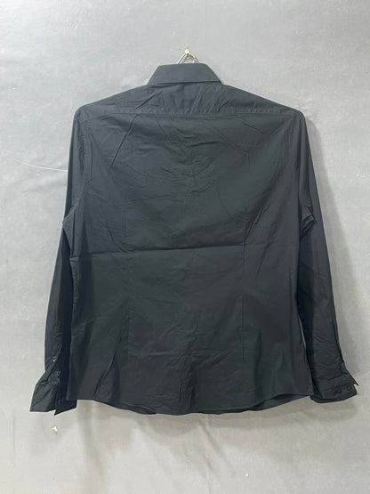 Calvin Klein Black Cotton Shirt For Men Large