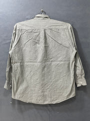 Boss Gray Cotton Shirt For Men X Large