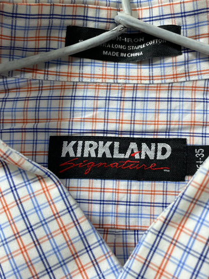 Kirkland White Cotton Shirt For Men X Large