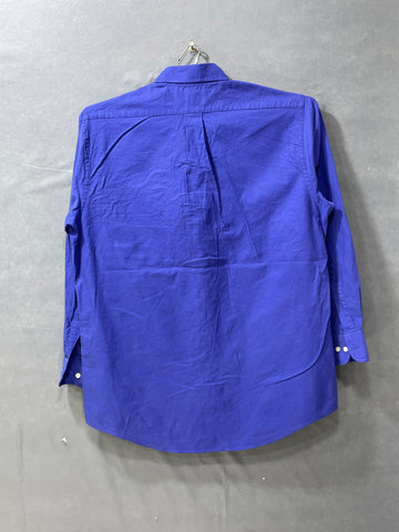 Chaps Blue Cotton Shirt For Men Medium