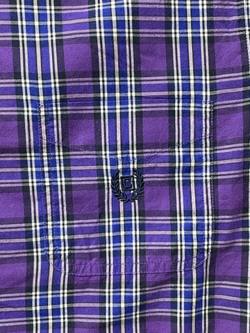 Chaps Purple Cotton Shirt For Men X Large