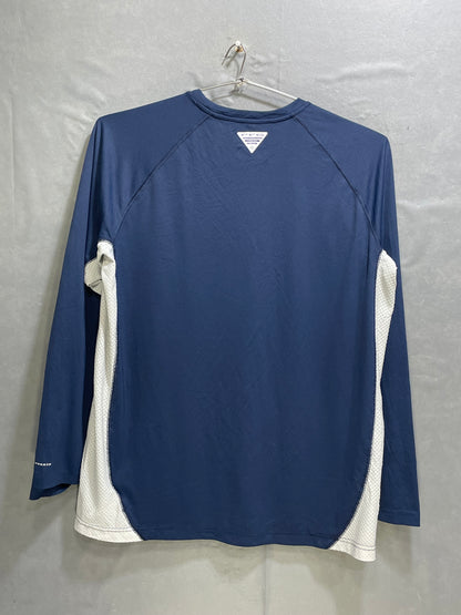 Columbia Blue For Men Sports T Shirt L