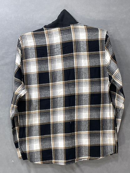 No Boundaries Black Cotton Winter Shirt For Men M