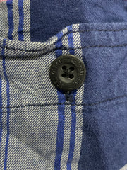 Aeropostale Branded Original Blue & White Cotton Shirt For Men