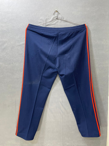 Adidas Blue Polyester Jersey Winter Trouser For Men XX Large