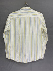 American Eagle Branded Original Blue & Yellow Cotton Shirt For Men