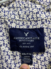 American Eagle Branded Original Blue Cotton Shirt For Men