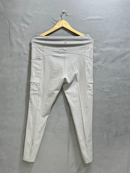 Eddie Bauer Gray Sports Stretch Gym tights For Women L