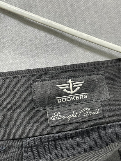 Dockers Black Polyester Golf Pant For Men L