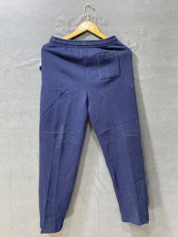 Starter Blue Cotton Fleece Winter Trouser For Men L