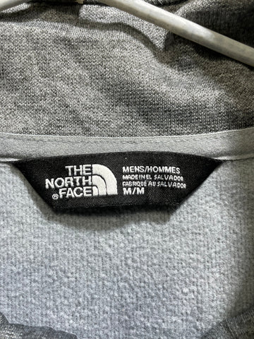 The North Face Gray For Men Polyester Jersey Zippers Medium