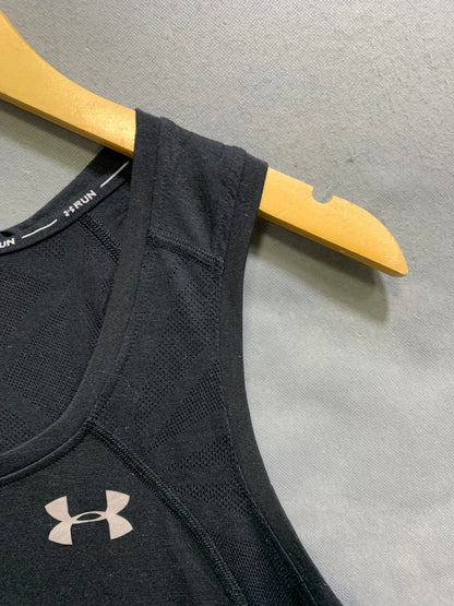 Under Armour Black Sports For Women Vest T Shirt X Large