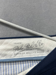 Polo Blue Cotton Golf Pant For Men M