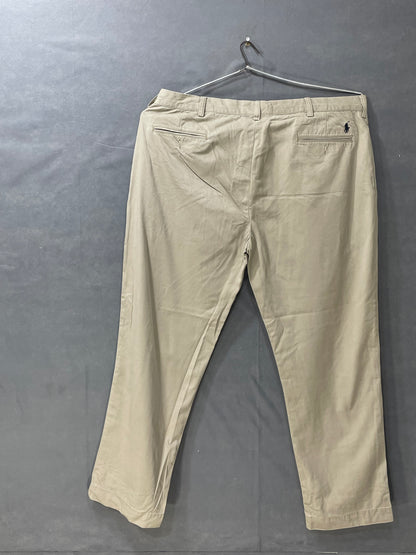 Polo Gray Cotton Golf Pant For Men X Large