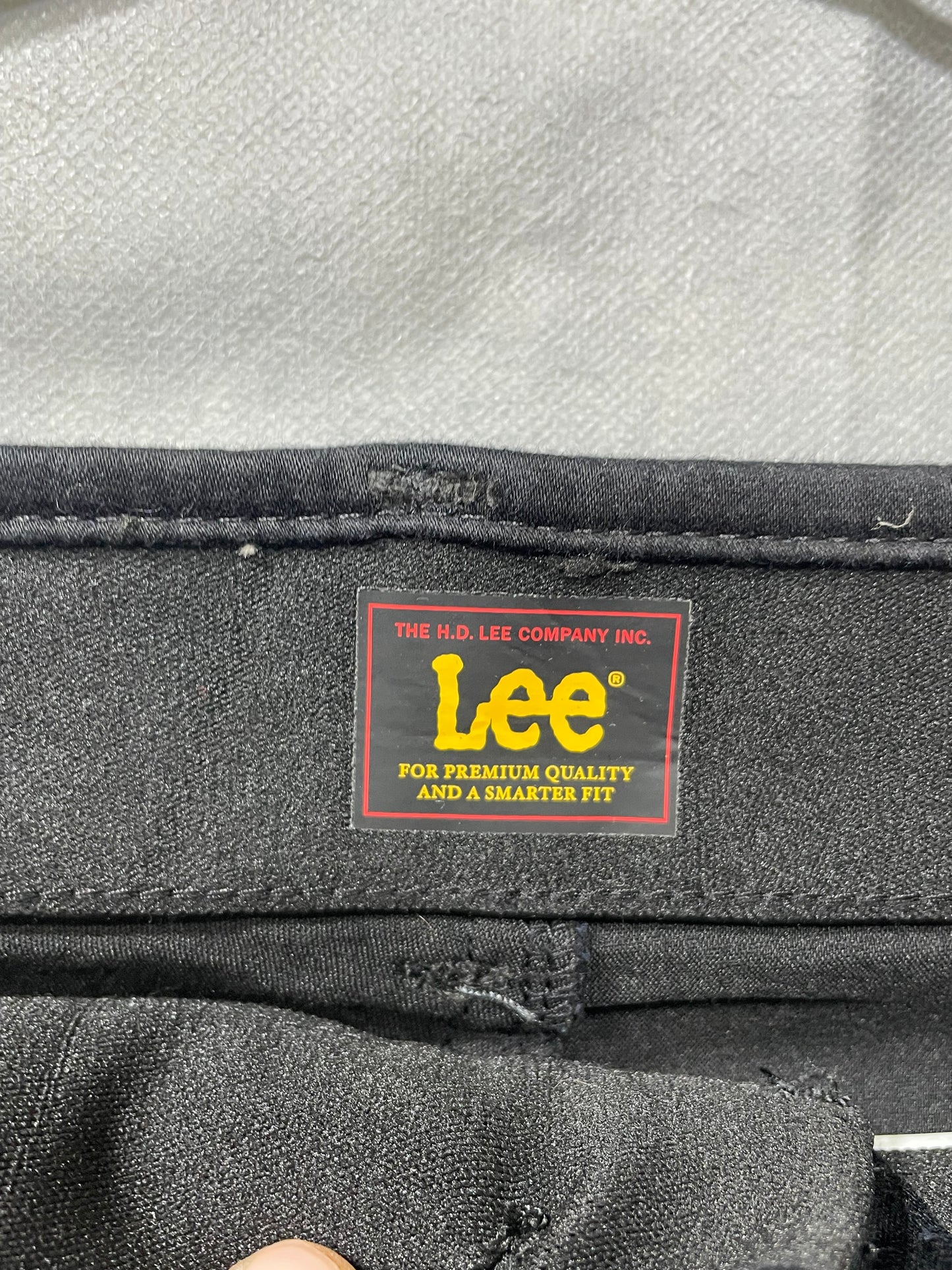Lee Black Cotton Golf Pant For Men L