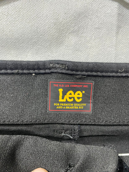 Lee Black Cotton Golf Pant For Men L