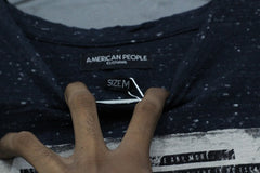 American People Branded Original Cotton T Shirt For Men
