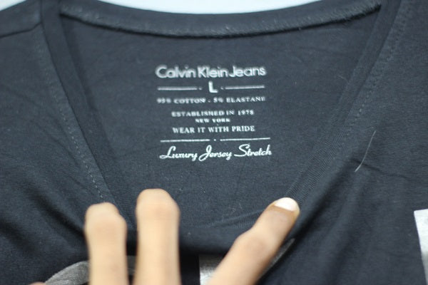 Calvin Klein Jeans Branded Original Cotton T Shirt For Men | Preloved Labels