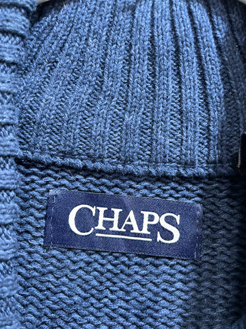 Chaps Blue For Winter Men Sweater XX Large