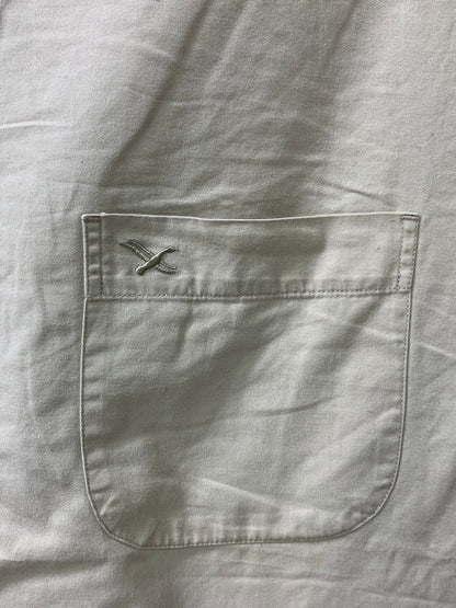 Eddie Bauer Branded Original Cream Cotton Shirt For Men